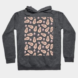 Tropical Papaya LycheeFruit Pattern Hoodie